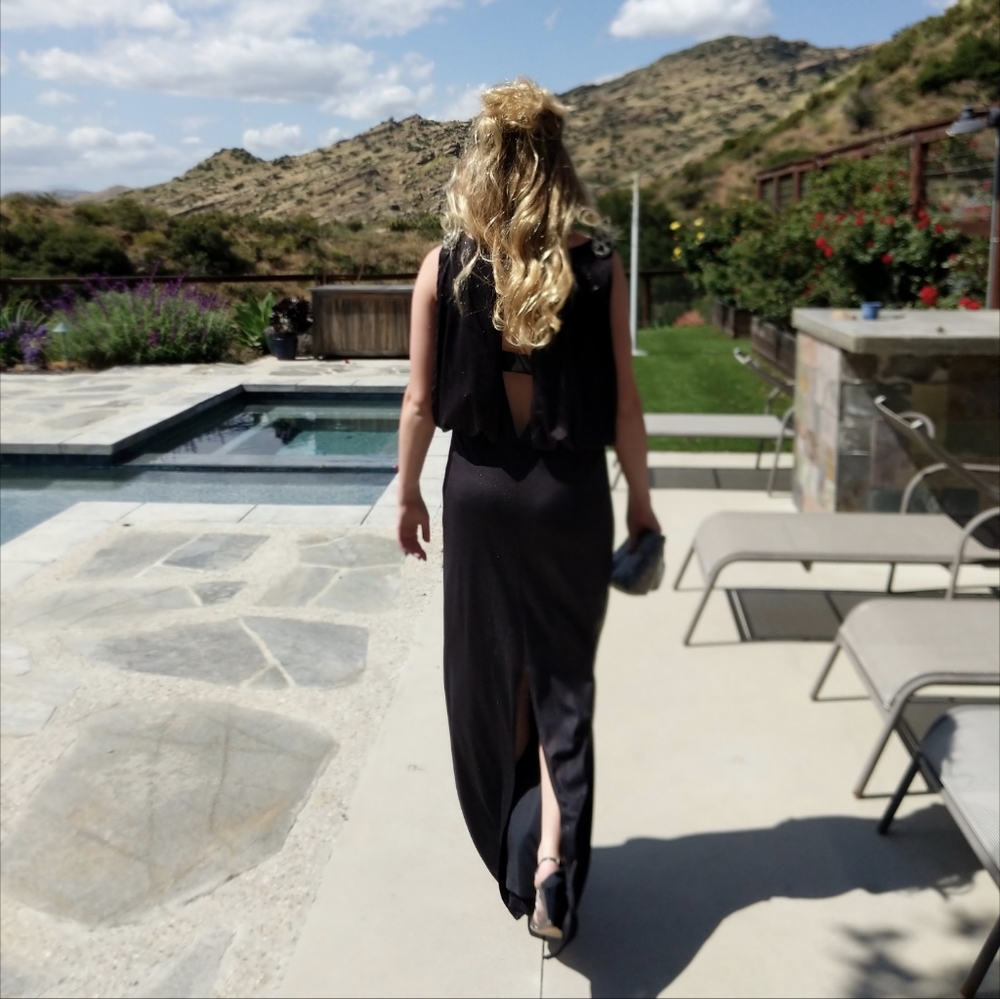 Vintage Formal Black Dress